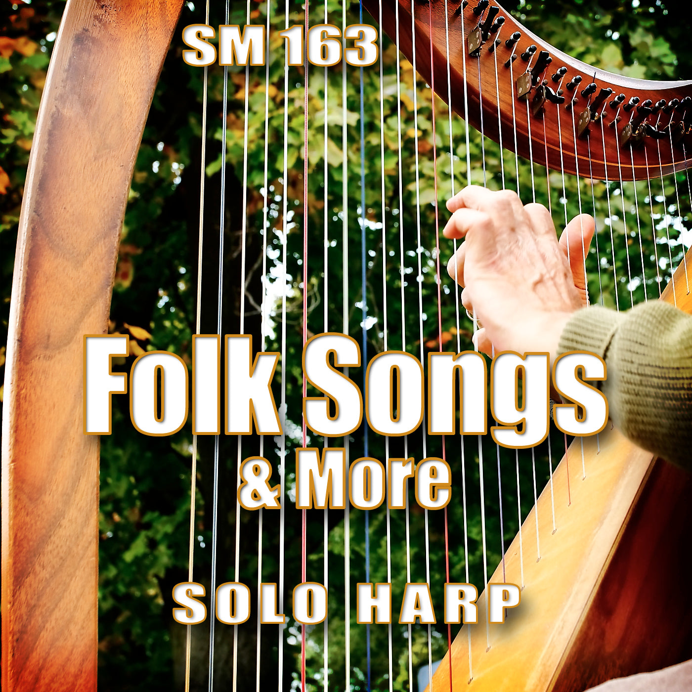 Folk Songs and More Solo Harp - Royalty Free Music